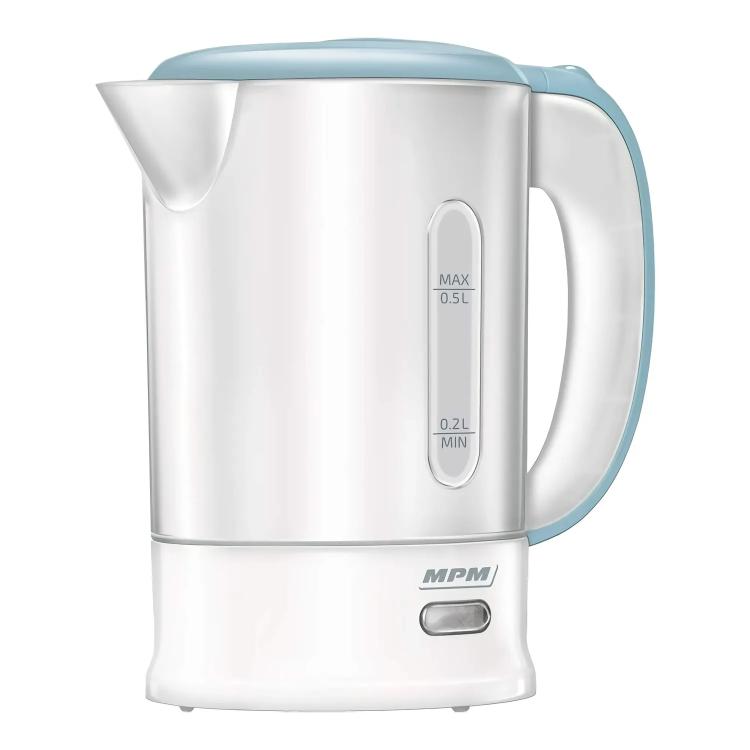 MPM MCZ-88 bouilloire électrique 0,5 L blanche voyage