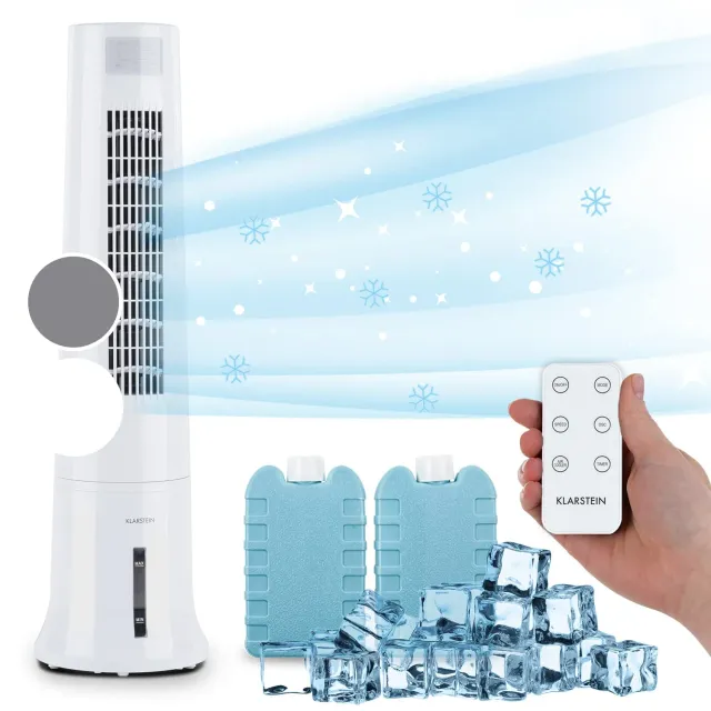 Klarstein 4 en 1 rafraîchisseur d’air 2,5L ioniseur 40W