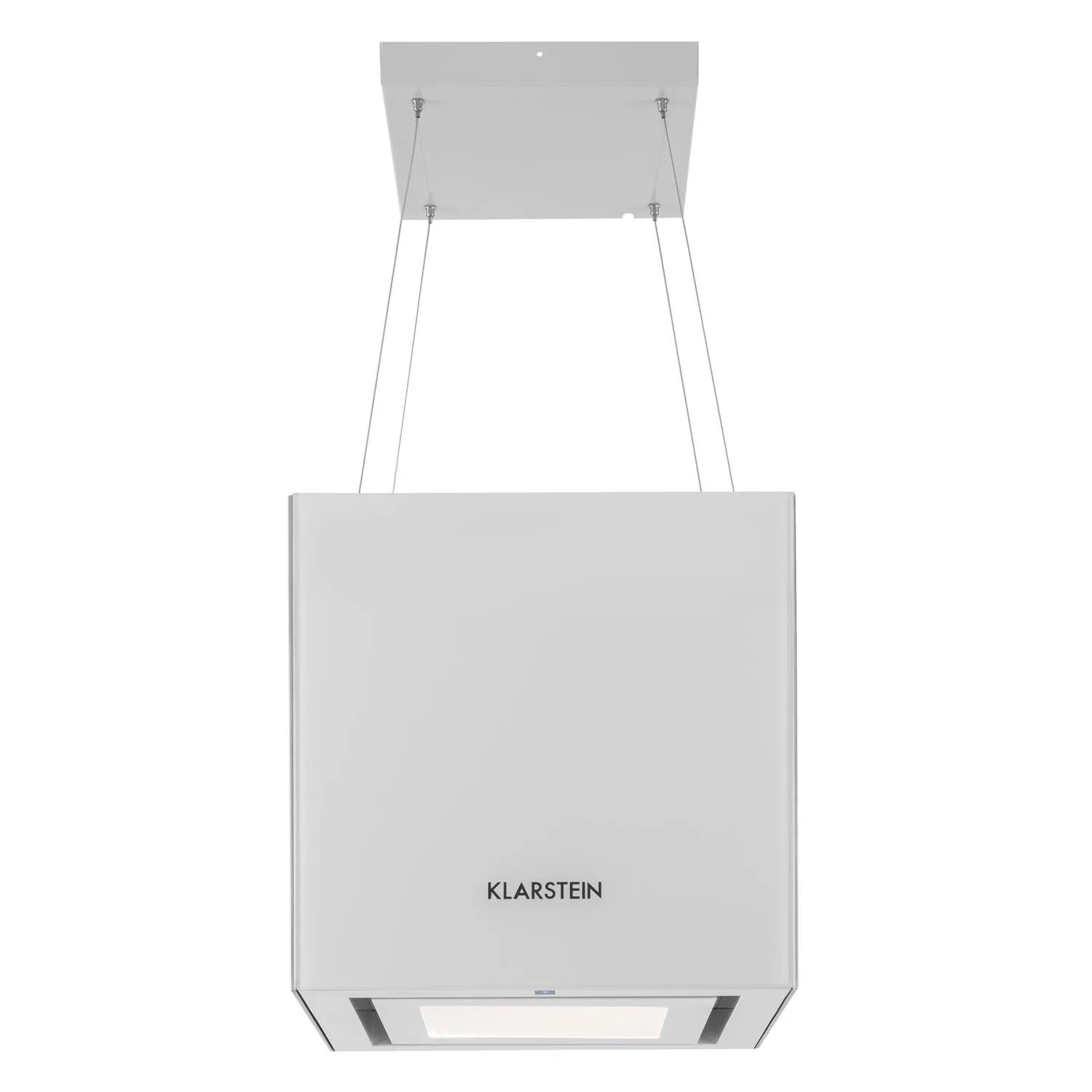 Klarstein Kronleuchter hotte îlot 45 cm blanc 600 m³/h