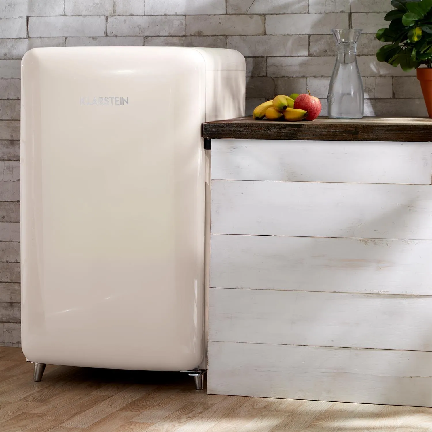 Klarstein Pop Art mini frigo 108 L crème