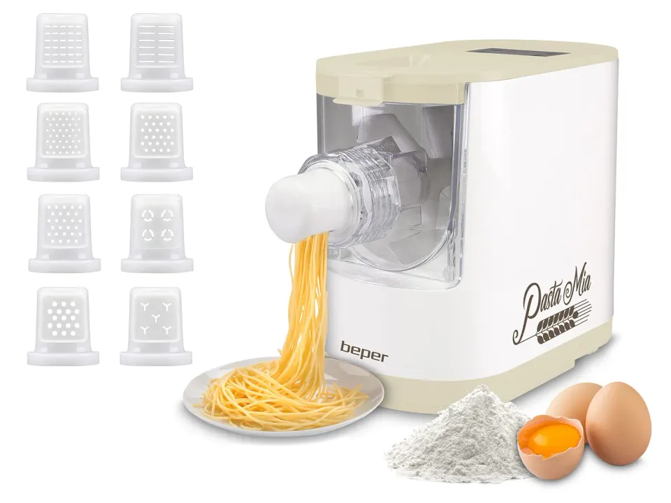 Beper P102SBA500 Machine à Pâtes Automatique 320 g 8 Filières