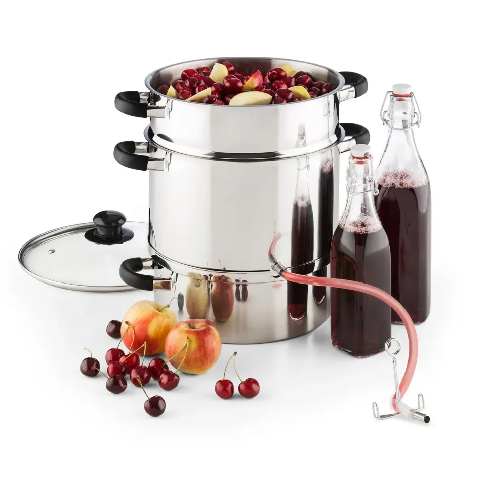 Klarstein Applebee extracteur jus vapeur inox 8 L
