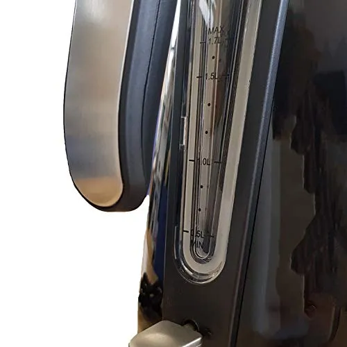 MPM MCZ-56 C bouilloire électrique 1,7 L noire inox