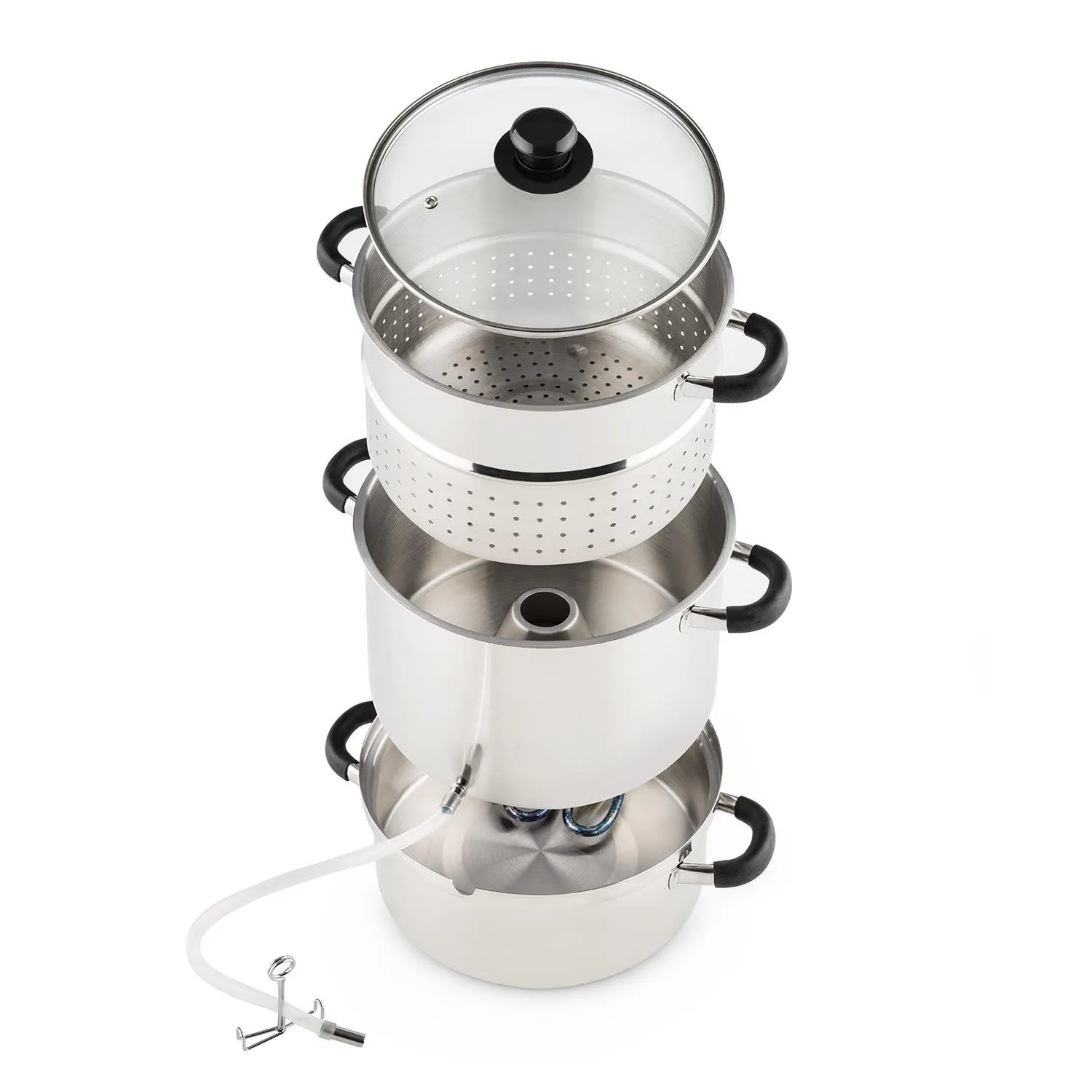 Klarstein Applebee extracteur jus vapeur inox 8 L