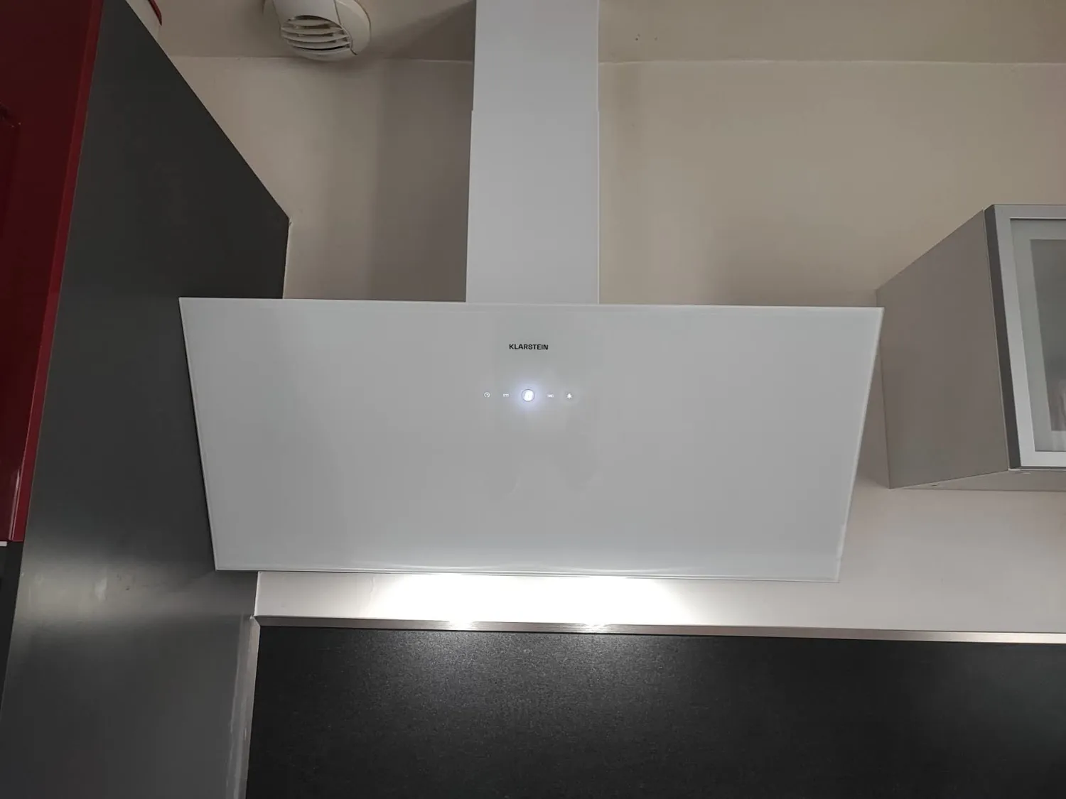 Klarstein Laurel 60 hotte blanche 60 cm 347 m³/h