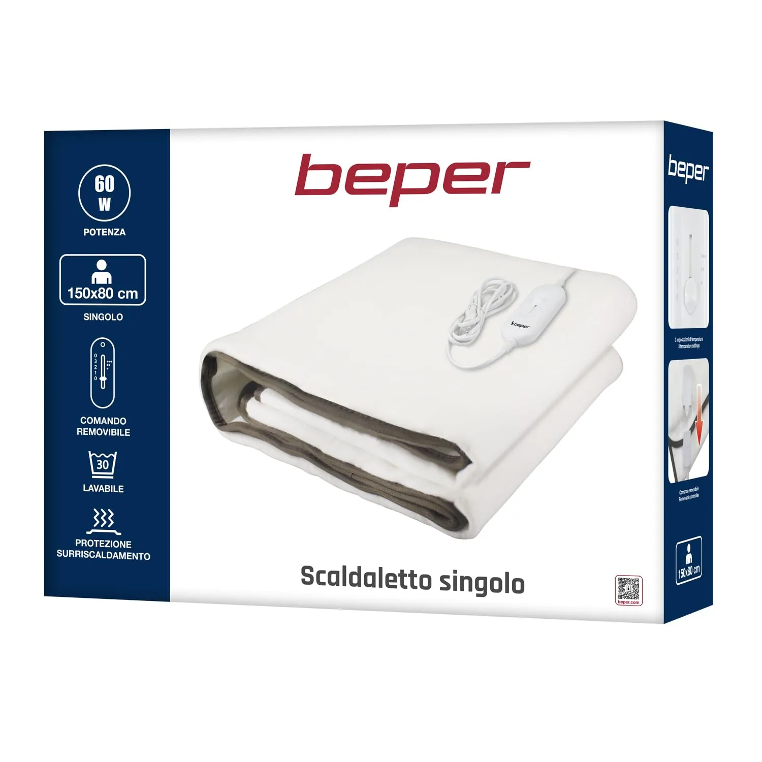 Beper P203TFO101 chauffe-lit simple 150x80 3 températures
