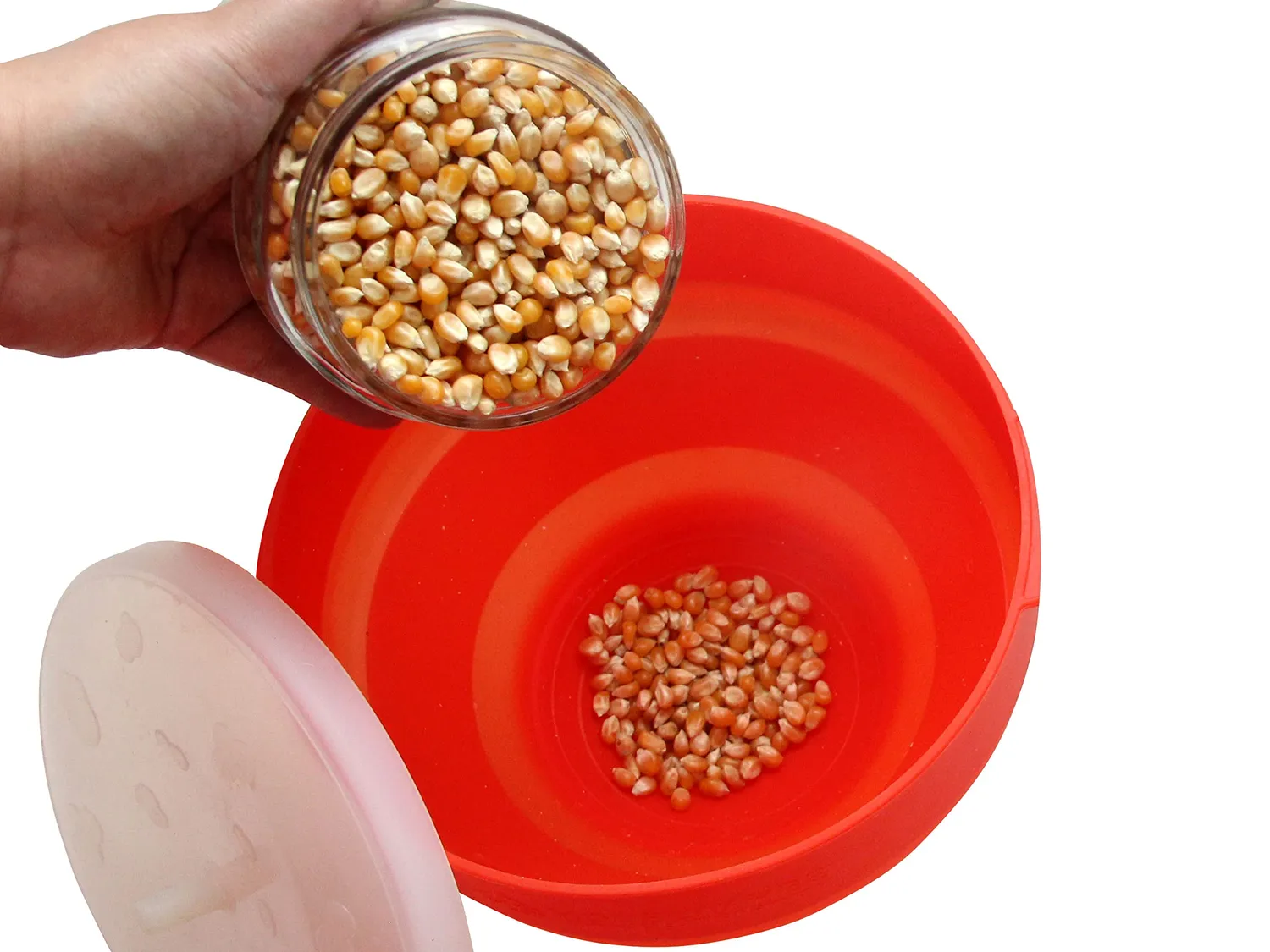Beper C106CAS002 pop-corn micro-ondes pliable rouge 2,5 L