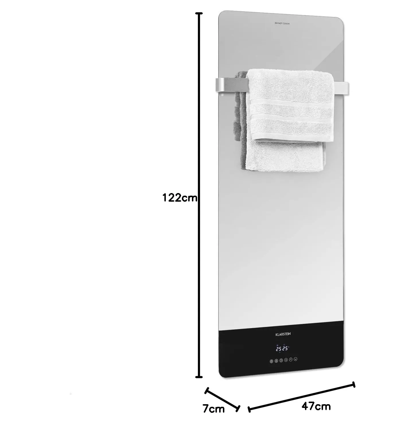 Klarstein Hot Spot Crystal Reflect Smart radiateur infrarouge 850W