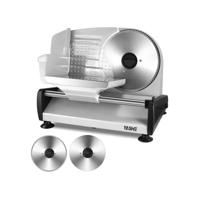 YASHE trancheuse électrique 250 W 2 lames 0-15 mm