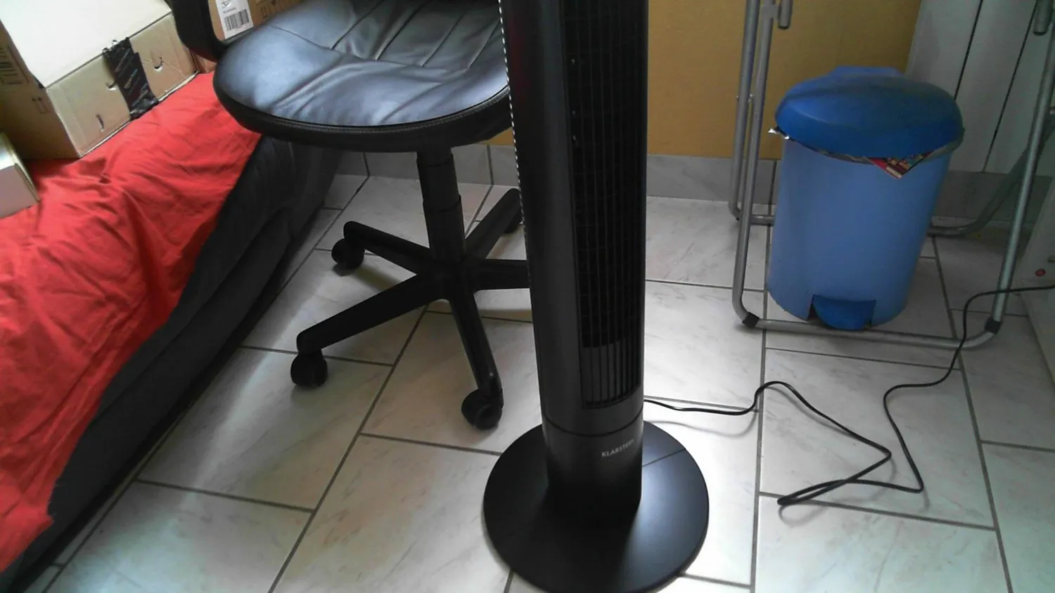 Klarstein Highwind ventilateur tour 50W anthracite 1650 m³/h
