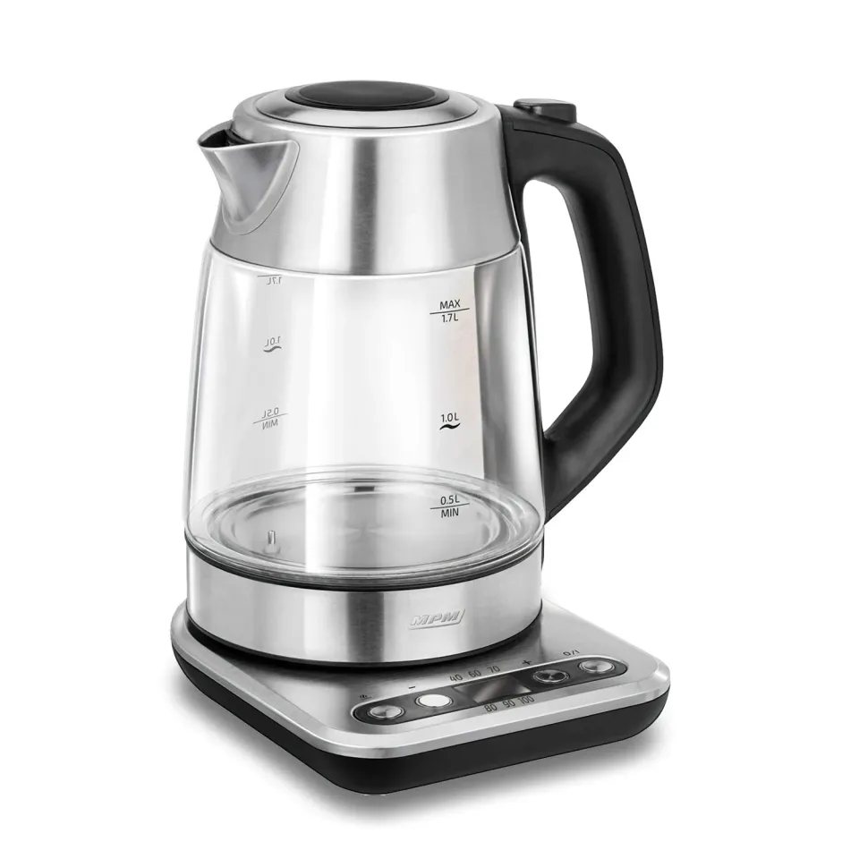 MPM MCZ-97 bouilloire verre 1,7 L température réglable