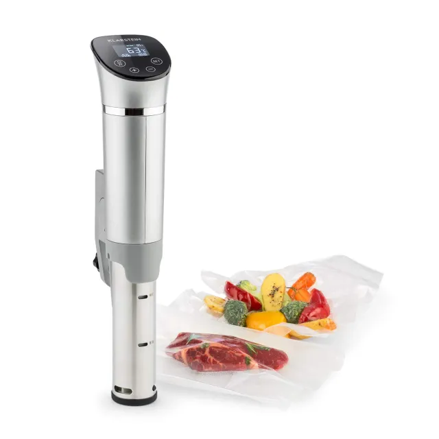 Klarstein Quickstick cuiseur sous vide argent 1300W 20L