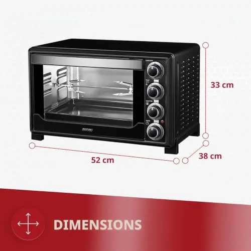 MPM MPE-05/T mini four électrique convection 32 L noir