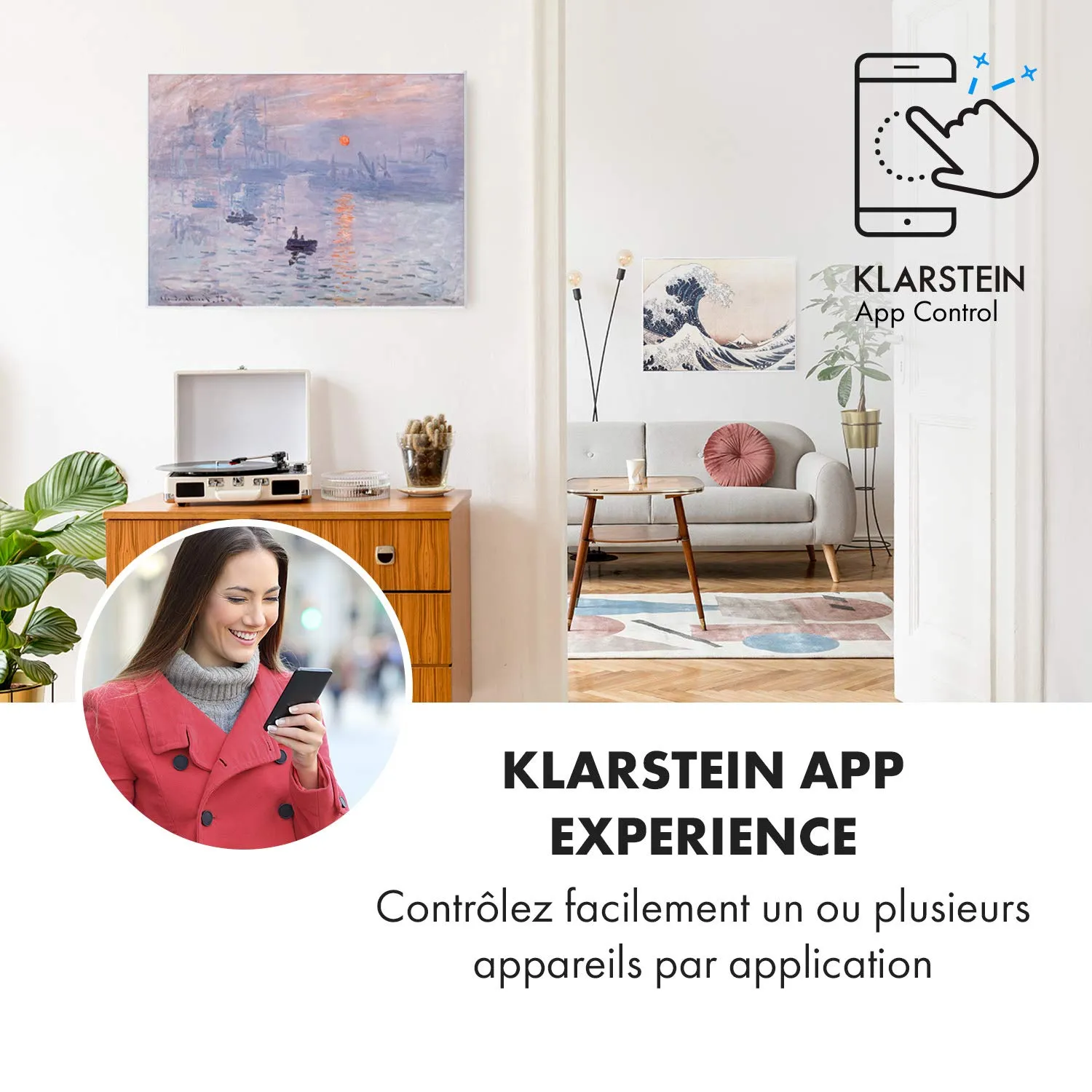 Klarstein Air Art Smart radiateur infrarouge 500W