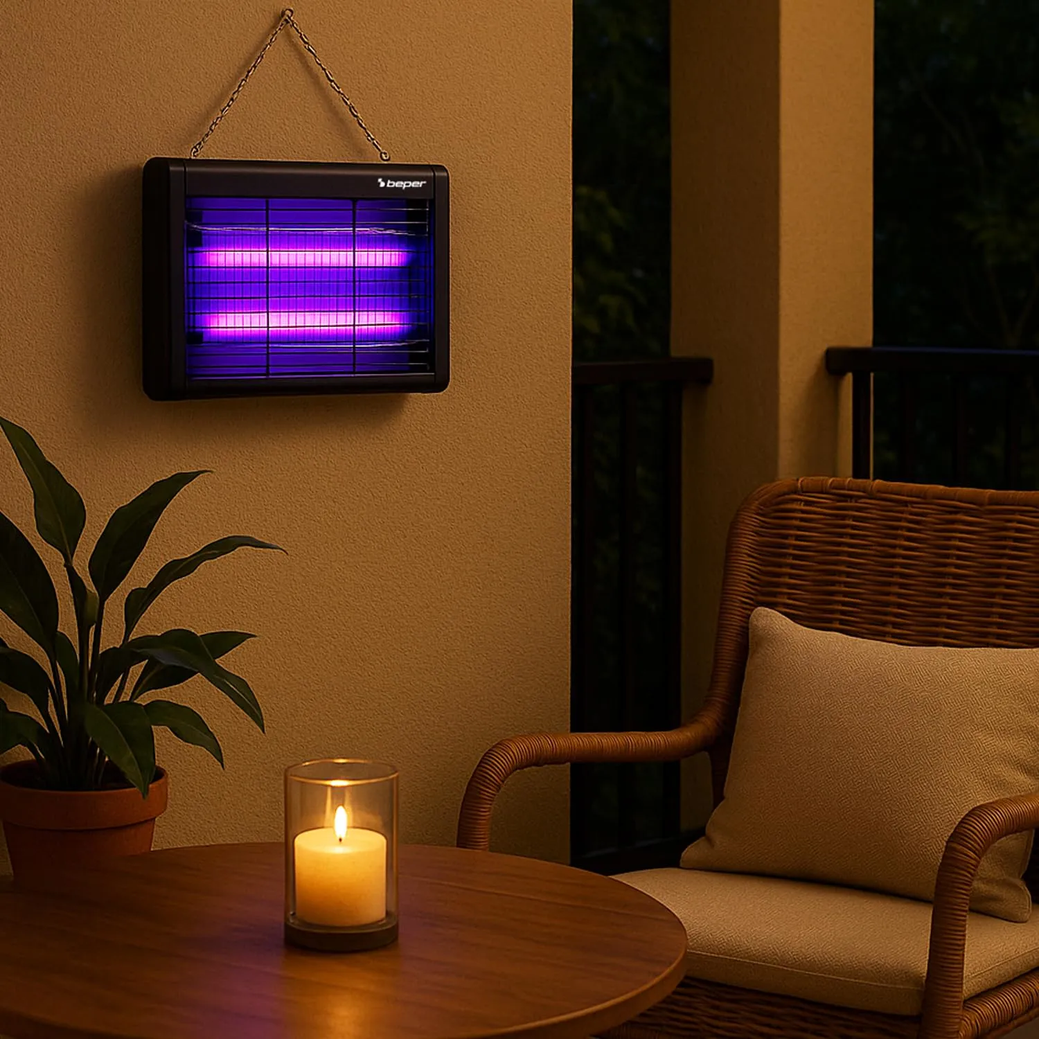Beper Lampe Anti-Moustiques UV LED 2000V