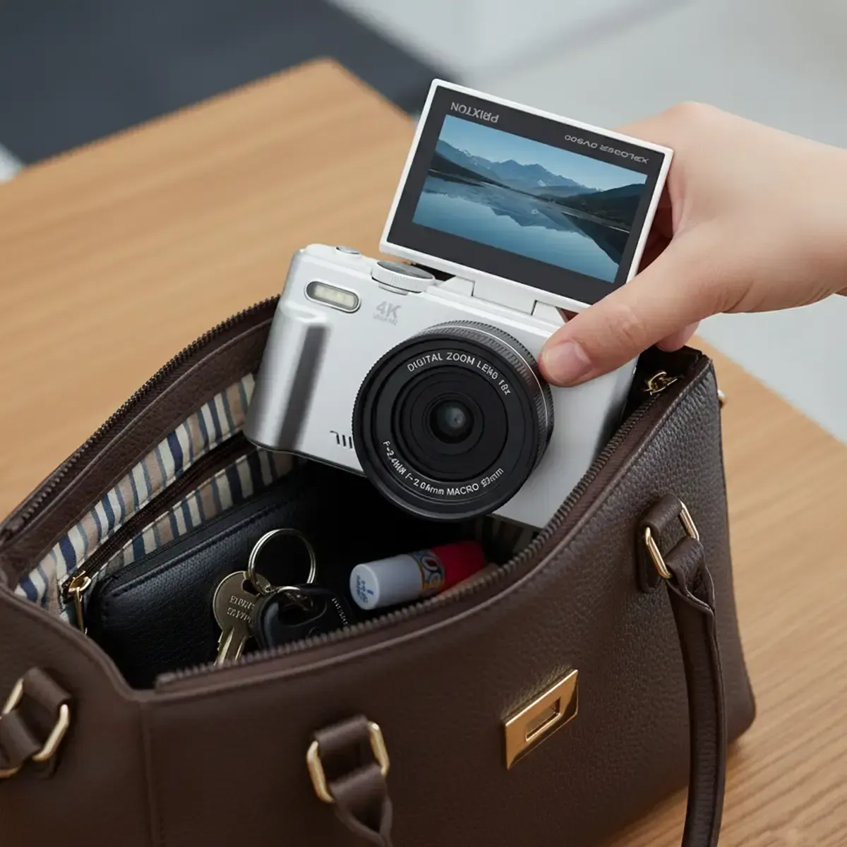 Prixton Xplorer DV900 appareil photo 4K argent