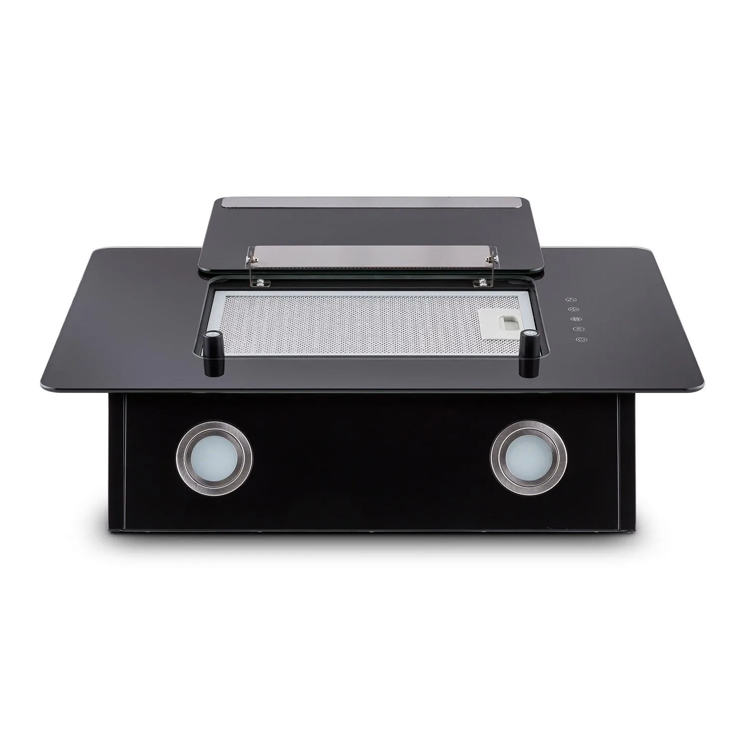 Klarstein Lorea hotte murale noir verre 290 m3/h