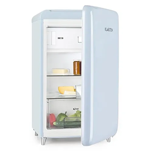 Klarstein Pop Art mini réfrigérateur 108 L bleu rétro