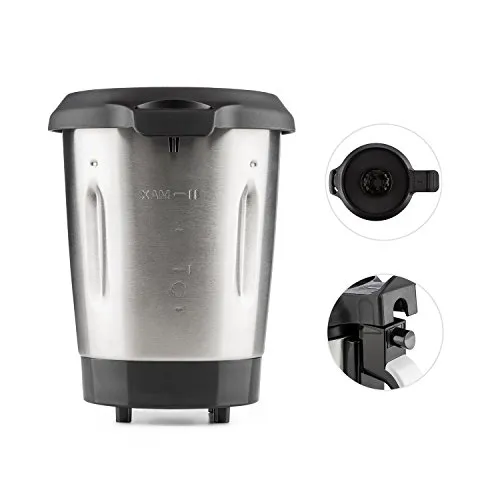 Klarstein Food Circus bol inox 2 L poignée blanche