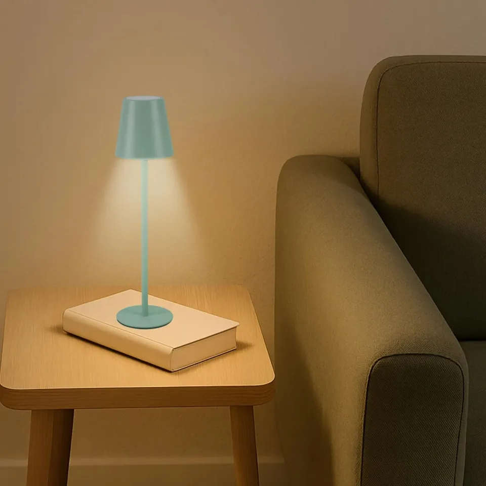 Beper P207ILI203 lampe table LED sauge 78 cm