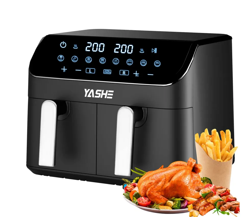 YASHE Air Fryer 9L Double Tiroir Finition Synchronisée