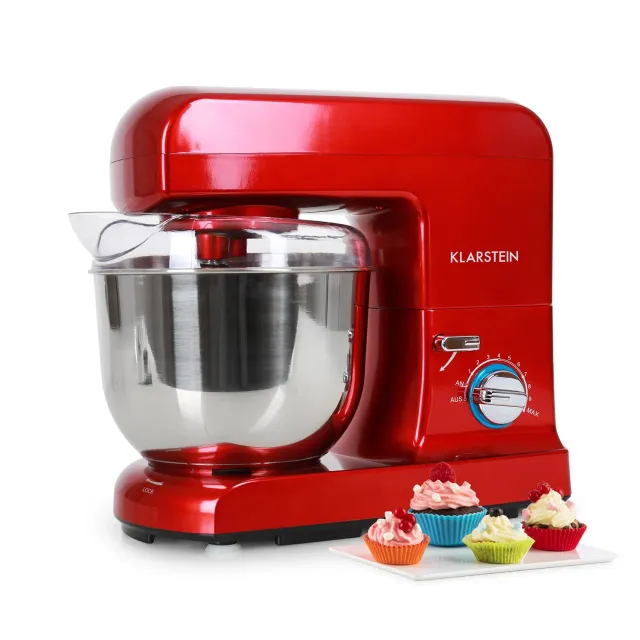Klarstein Gracia Rossa robot pâtissier rouge 5L 1000W