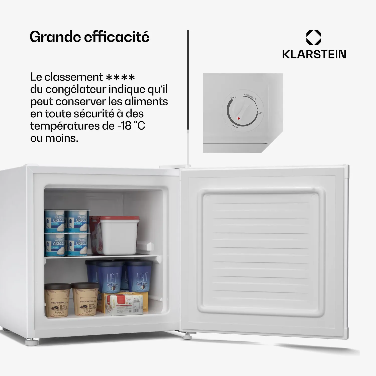 Klarstein Irene mini congélateur 31 L tabletop