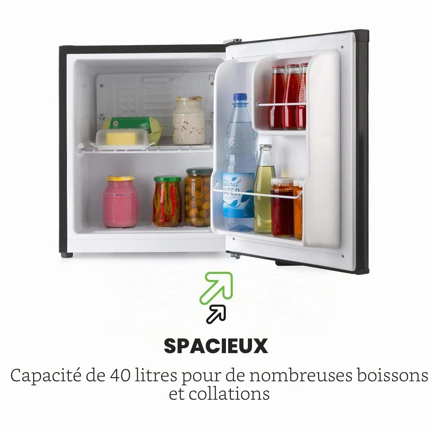 Klarstein Scooby mini réfrigérateur noir