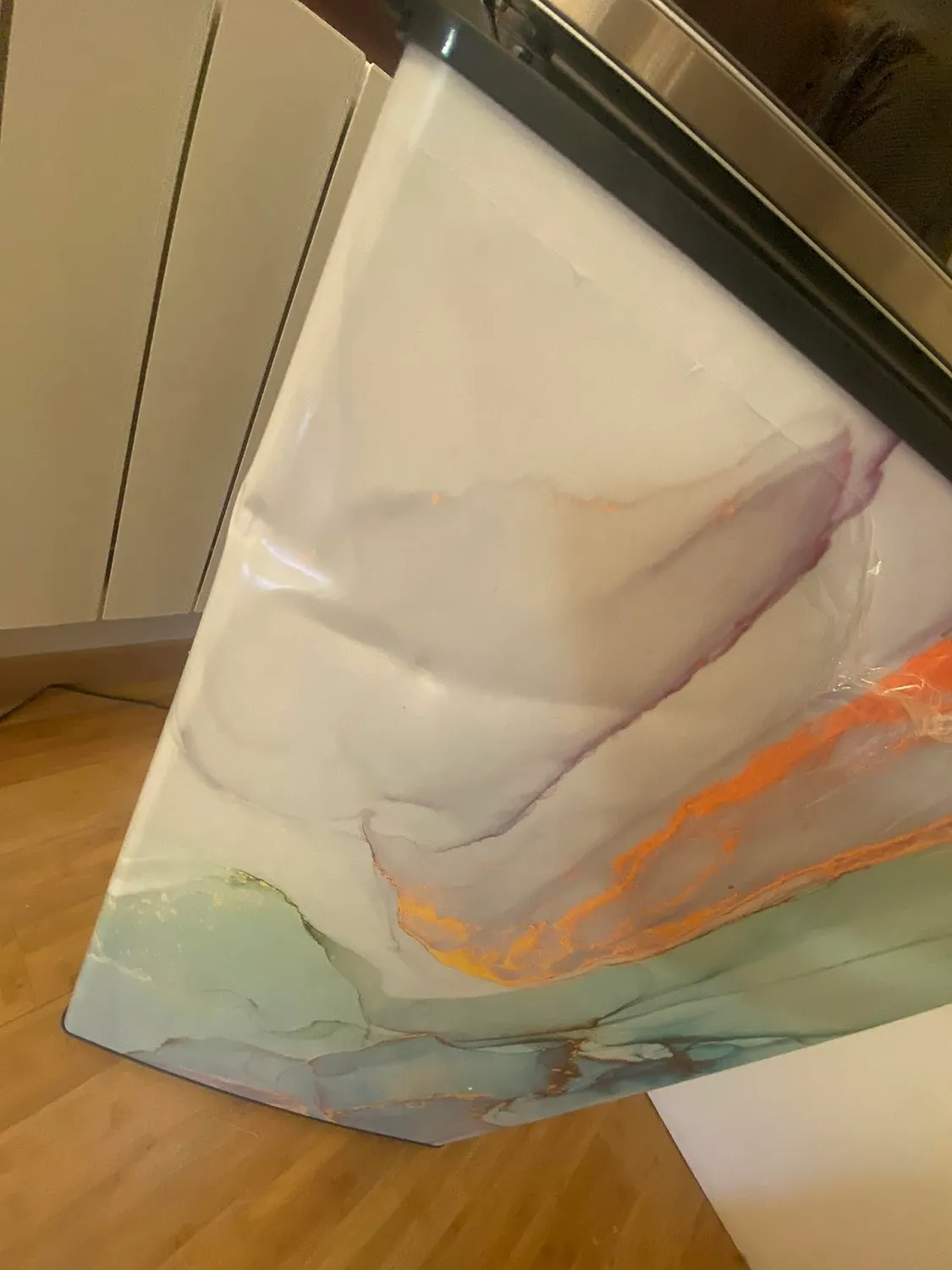 Klarstein CoolArt combiné réfrigérateur 79 L design pastel