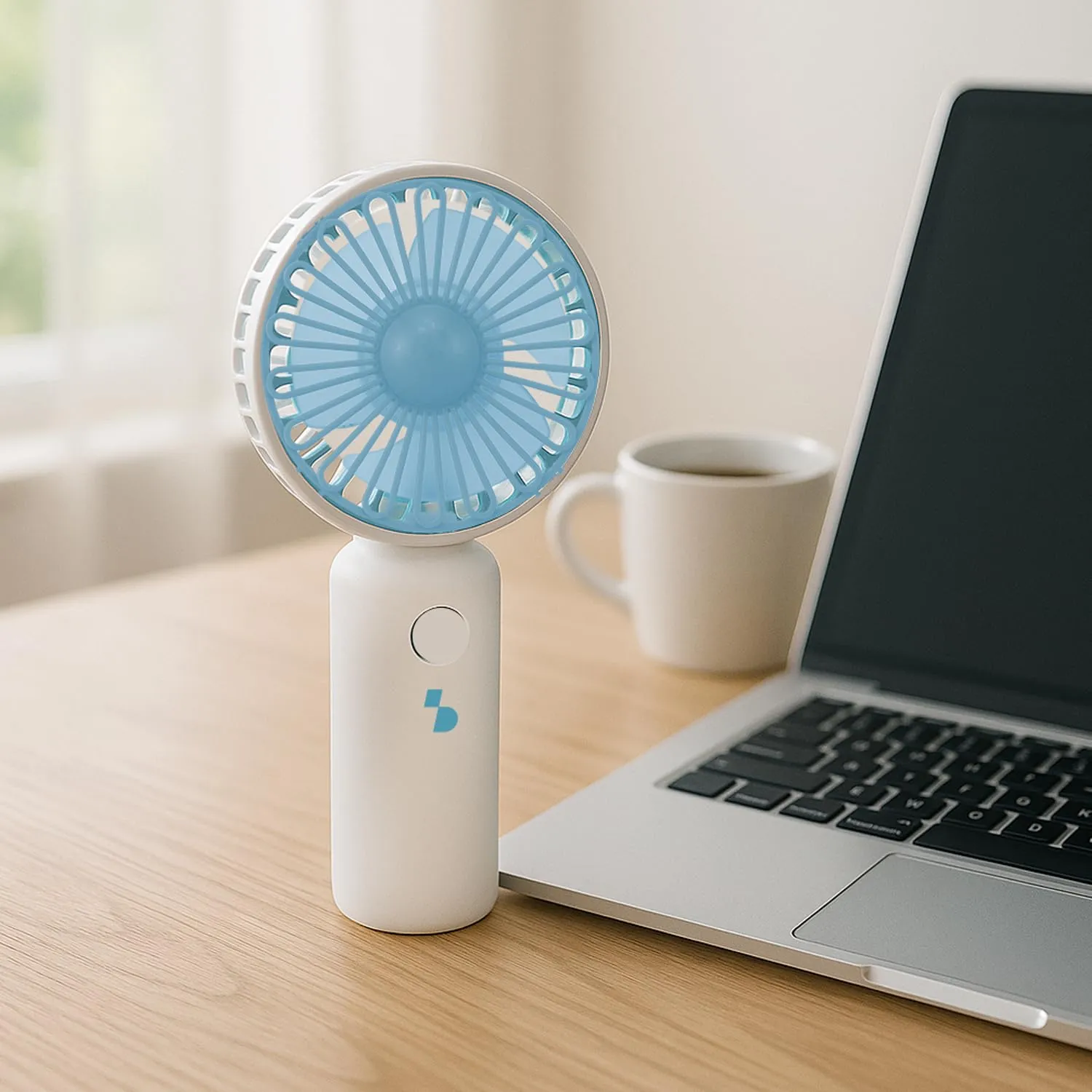 Beper P206VEN402 mini ventilateur portable USB-C blanc