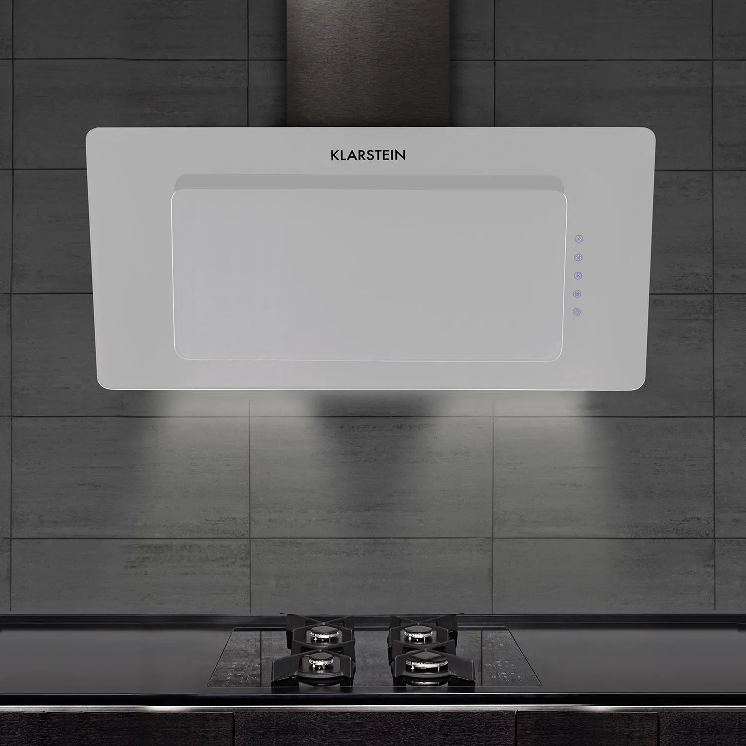Klarstein Lorea hotte aspirante 90 cm noir LED