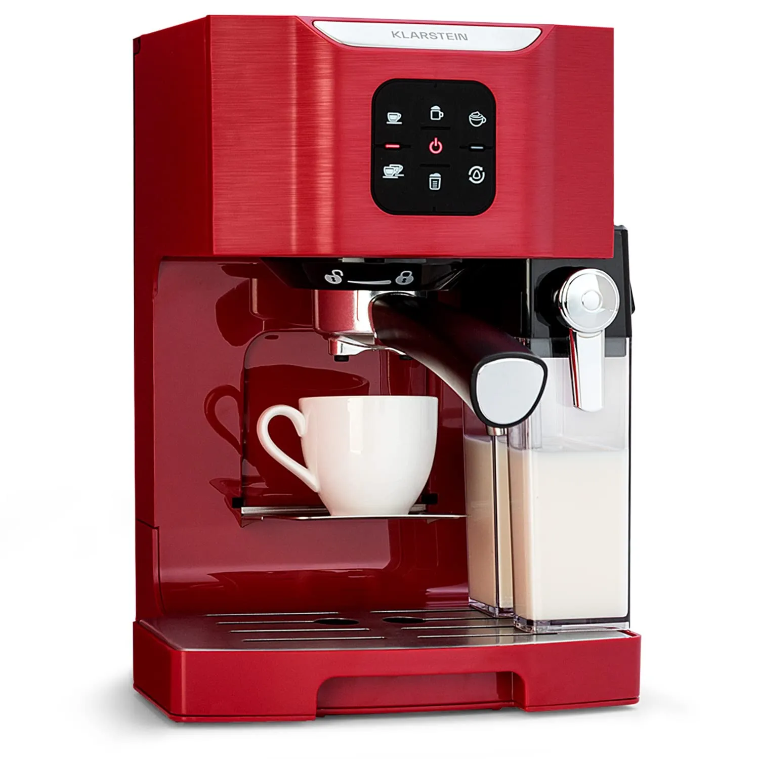 Klarstein BellaVita cafetière expresso 20 bars gris acier