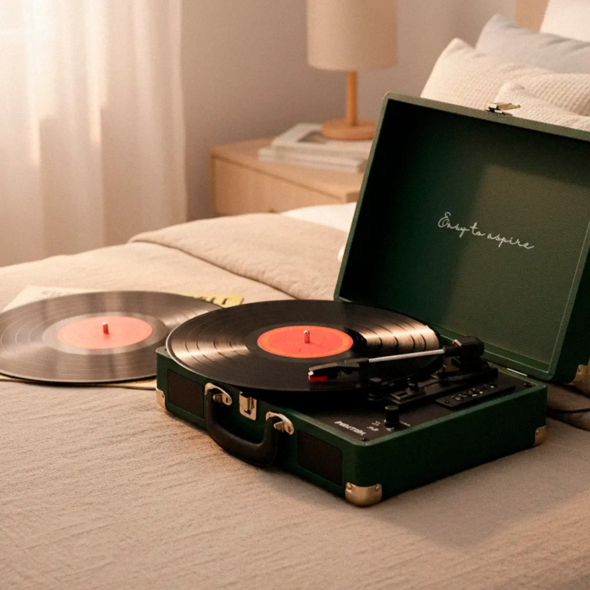 Prixton VC400 platine vinyle vert foncé 2x5W
