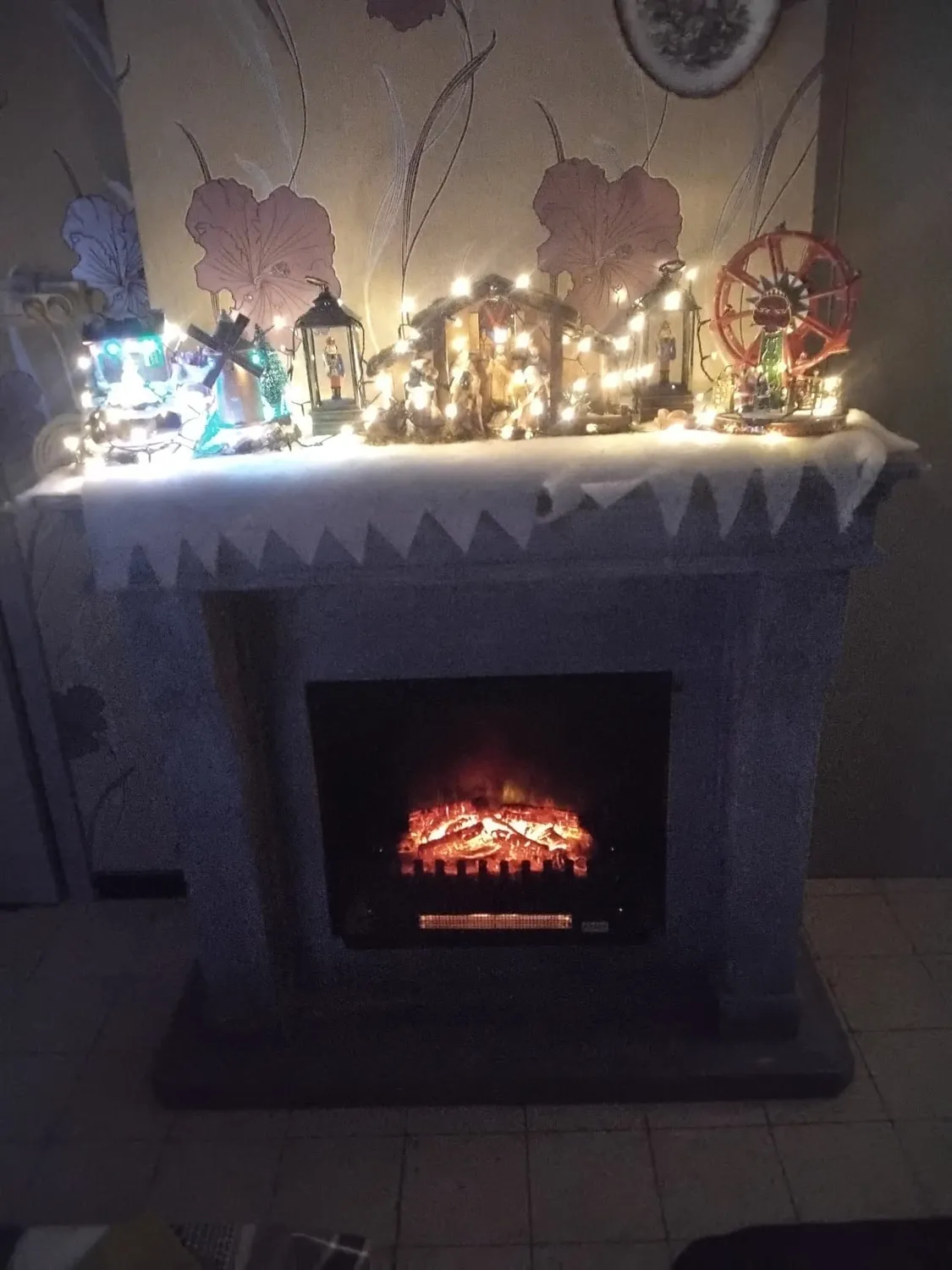 Klarstein Cheminée Électrique 65 cm Chauffage 2000W Noir