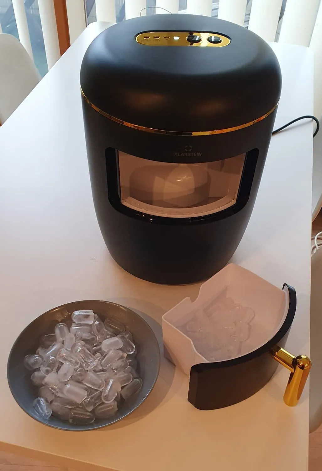Klarstein machine à glaçons 2,3 L 15 kg autonettoyante
