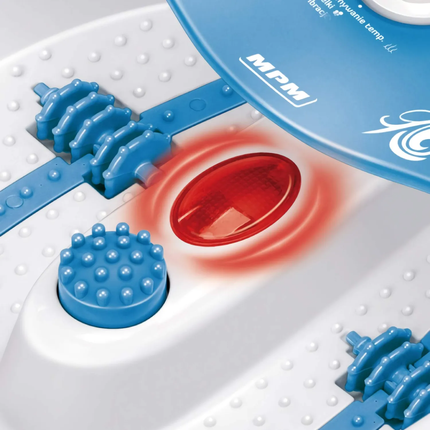 MPM MMS-01 masseur de pieds bleu blanc électrique