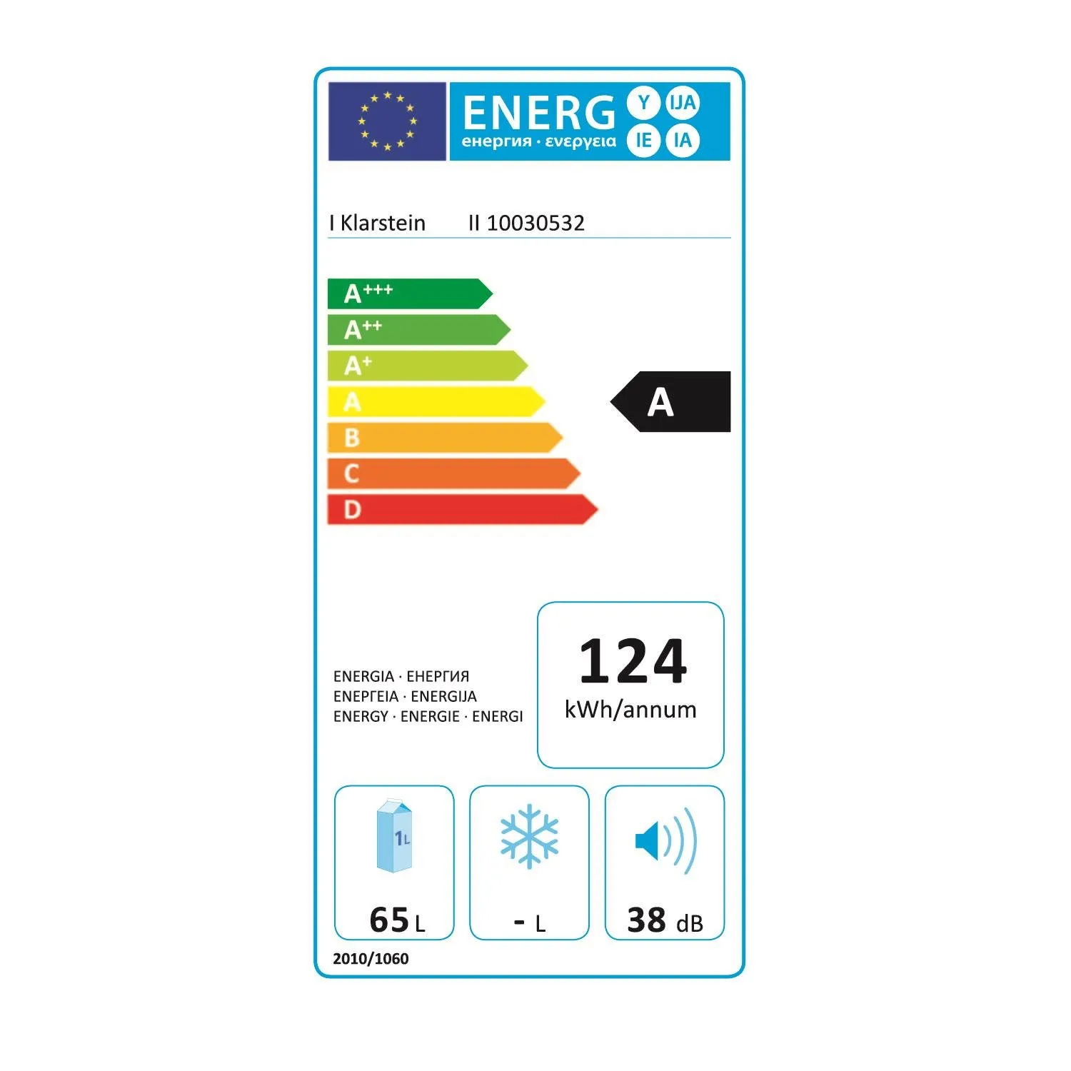 Klarstein Beerbauch mini réfrigérateur 65 L noir silencieux