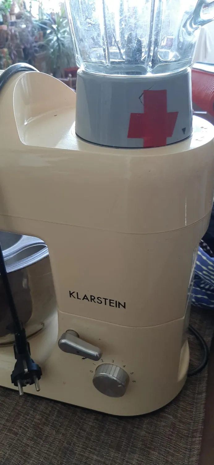 Klarstein robot pâtissier 5 L 3-en-1 1800W