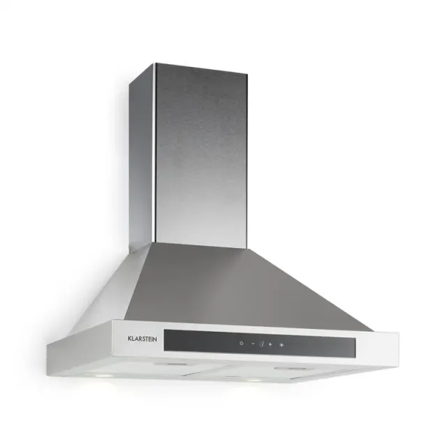 Klarstein Zelda hotte aspirante 60 cm argent 650 m3/h