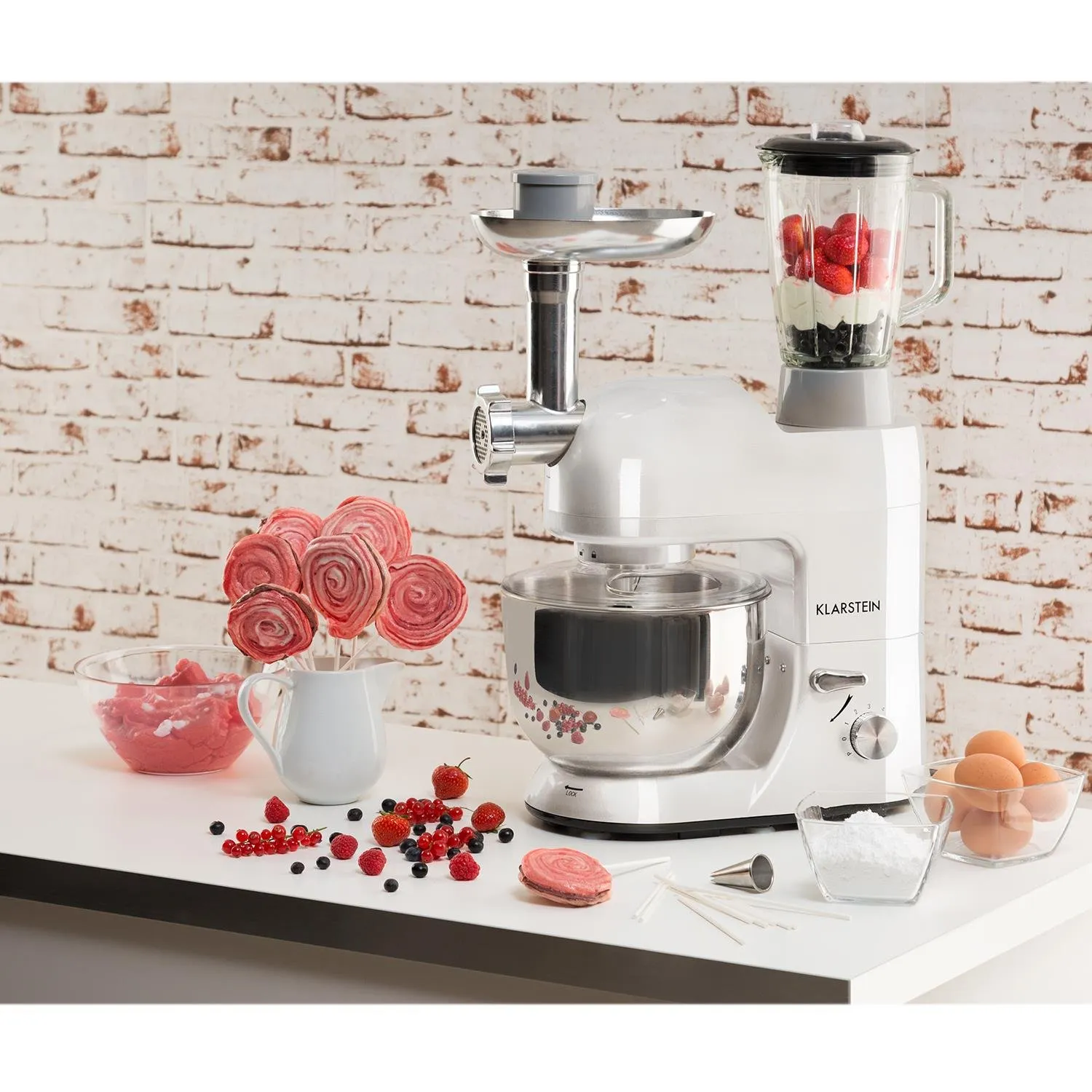 Klarstein Lucia Bianca robot de cuisine 5L blanc 1200W
