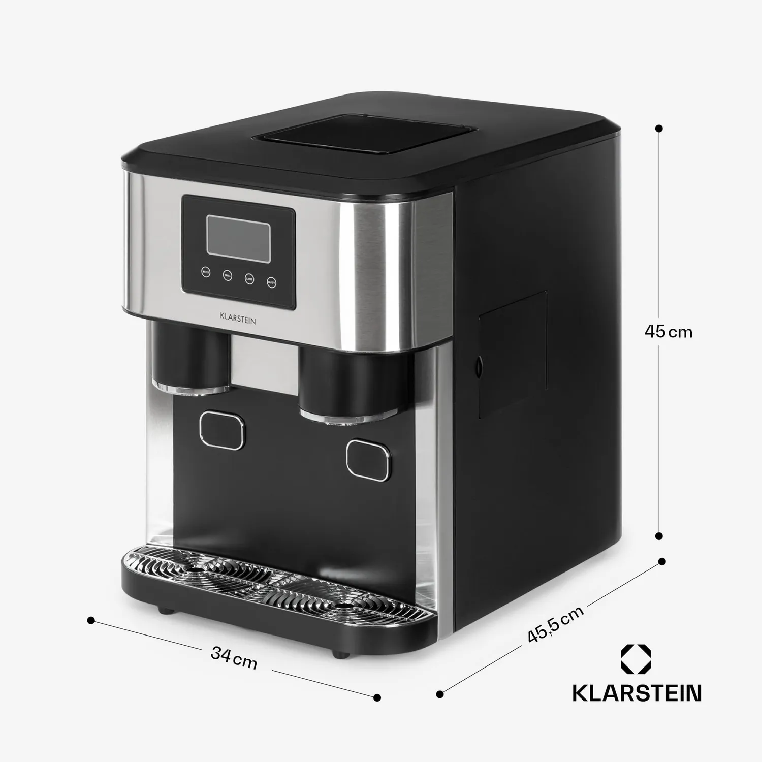Klarstein Eiszeit Crush machine à glaçons inox 1,8L 15kg