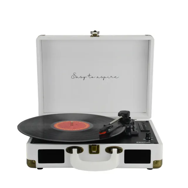 Prixton VC400 platine vinyle blanche bluetooth