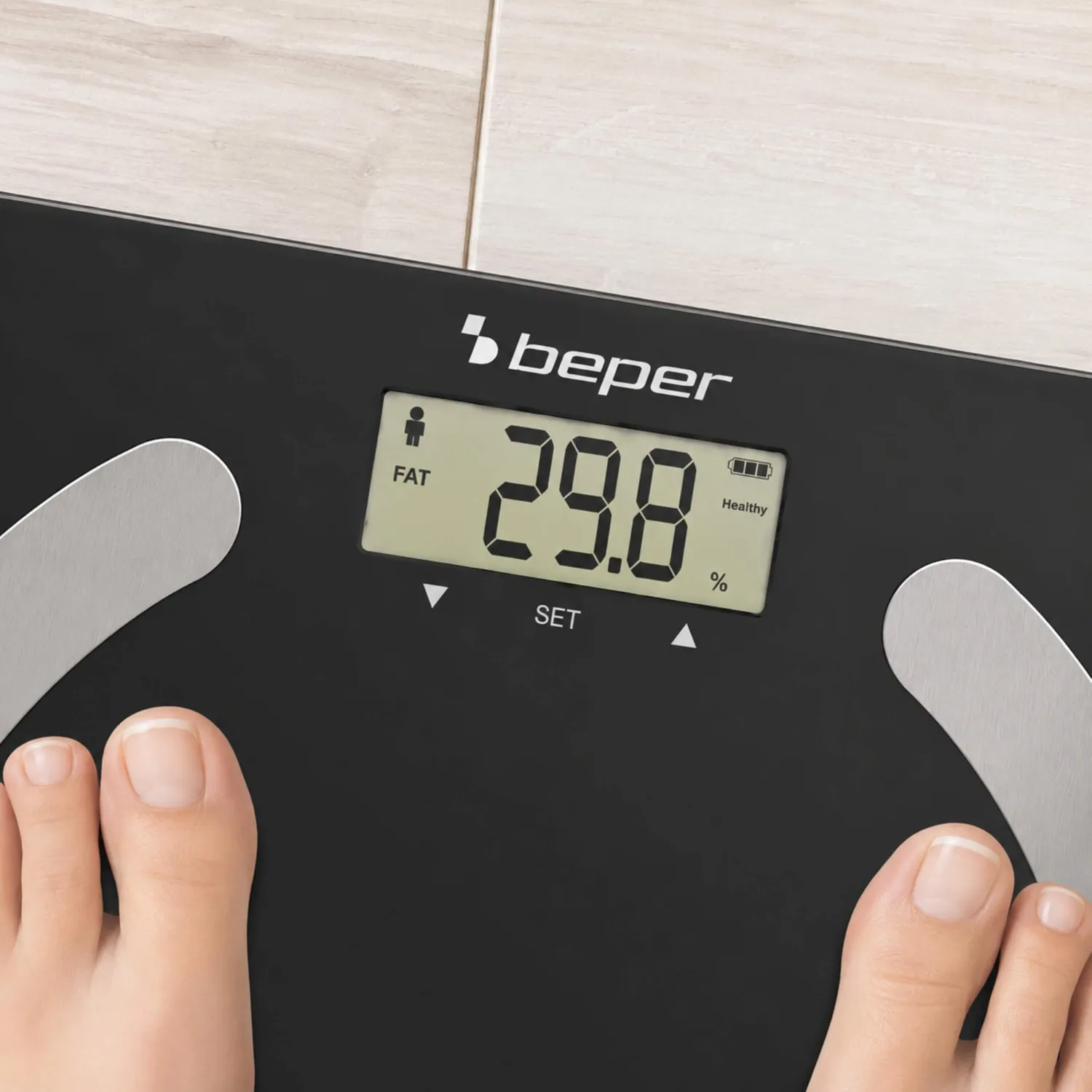 Beper P303BIP051 balance impédancemètre 180 kg 10 mémoires