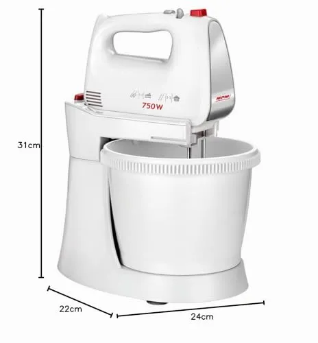 MPM MMR-20Z batteur pâtissier bol 3 L 750 W