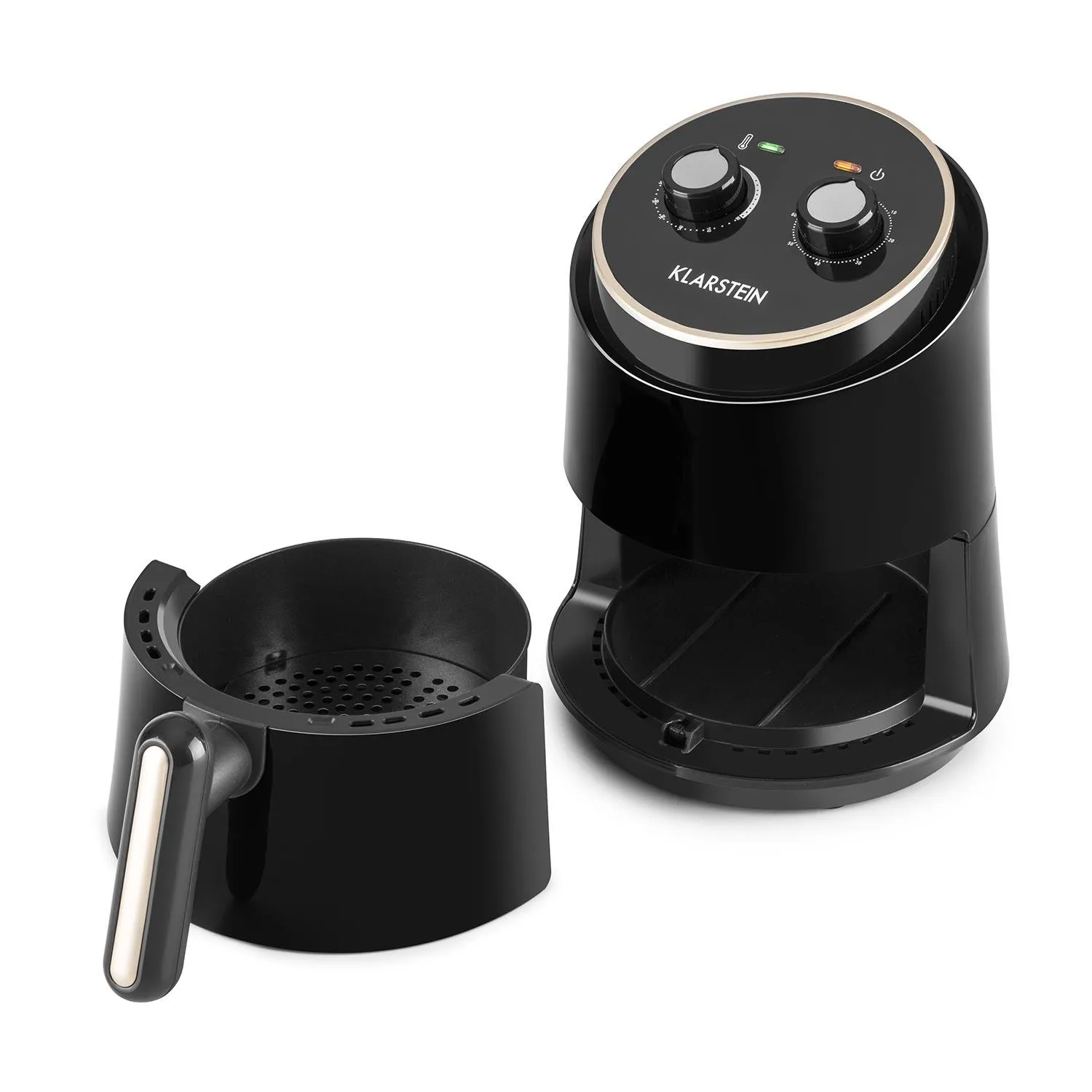 Klarstein Well Air Fry Friteuse sans huile 1,5 L noire