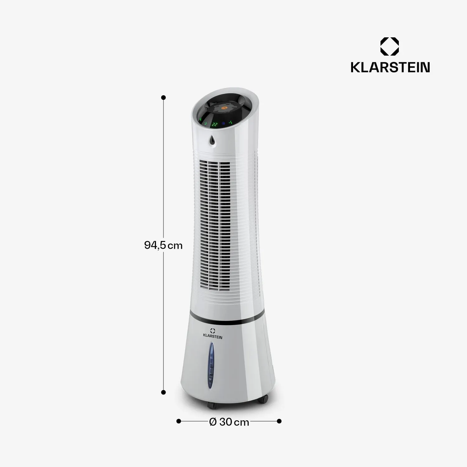 Klarstein Skyscraper Ice Smart Rafraîchisseur 6L Gris Clair