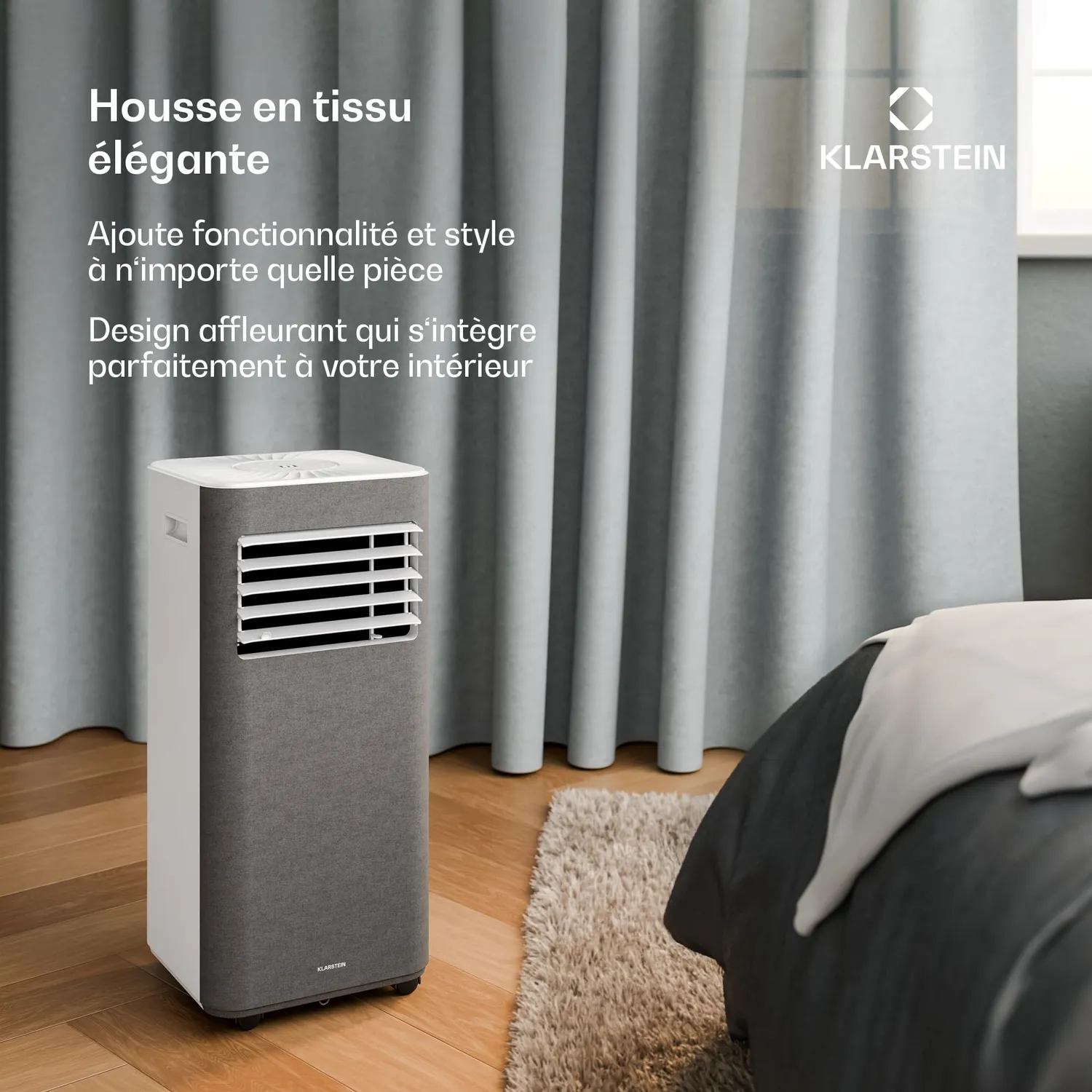 Klarstein AireLux climatiseur mobile 9000 BTU gris 33 m²