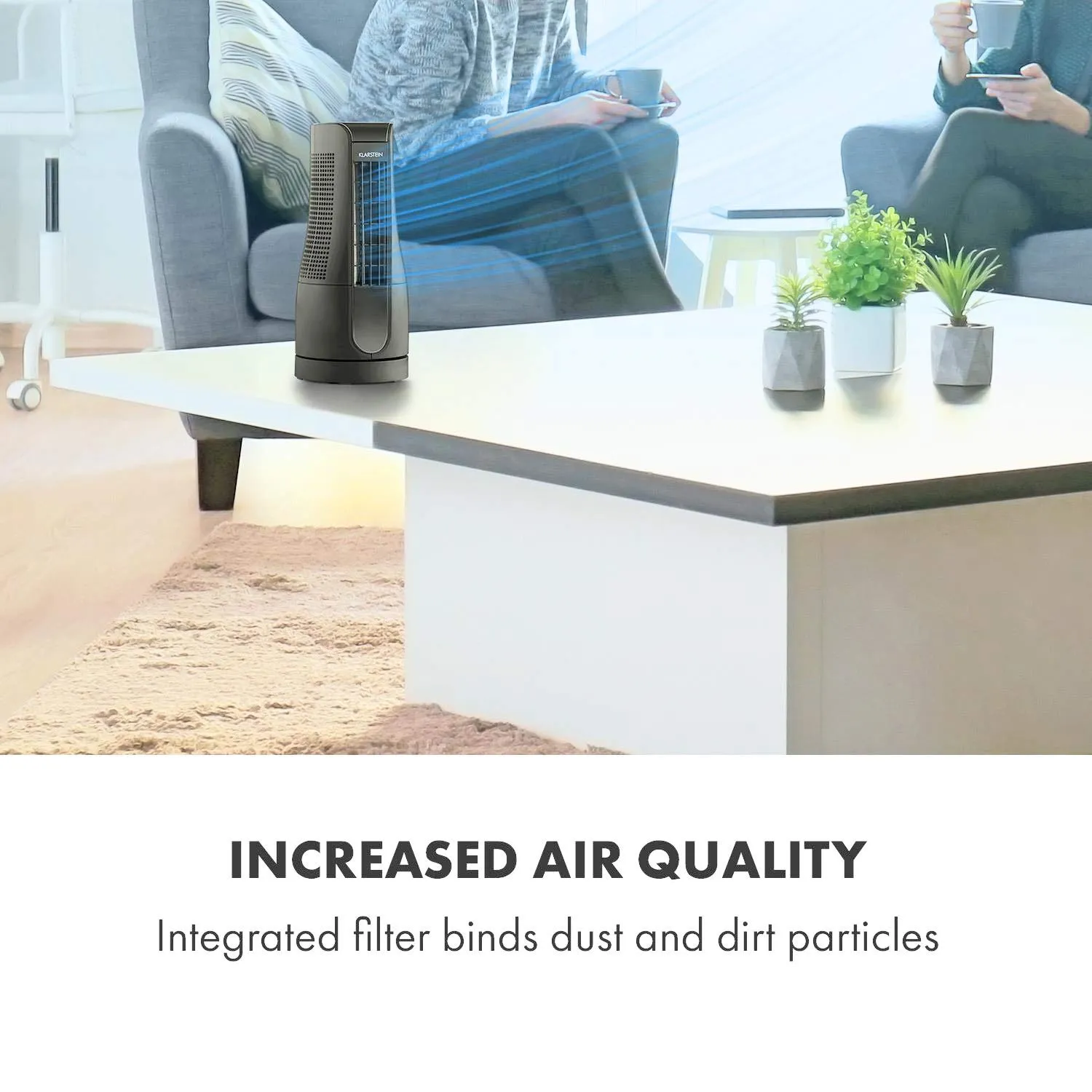 Klarstein Skyscraper Office ventilateur colonne anthracite 16W