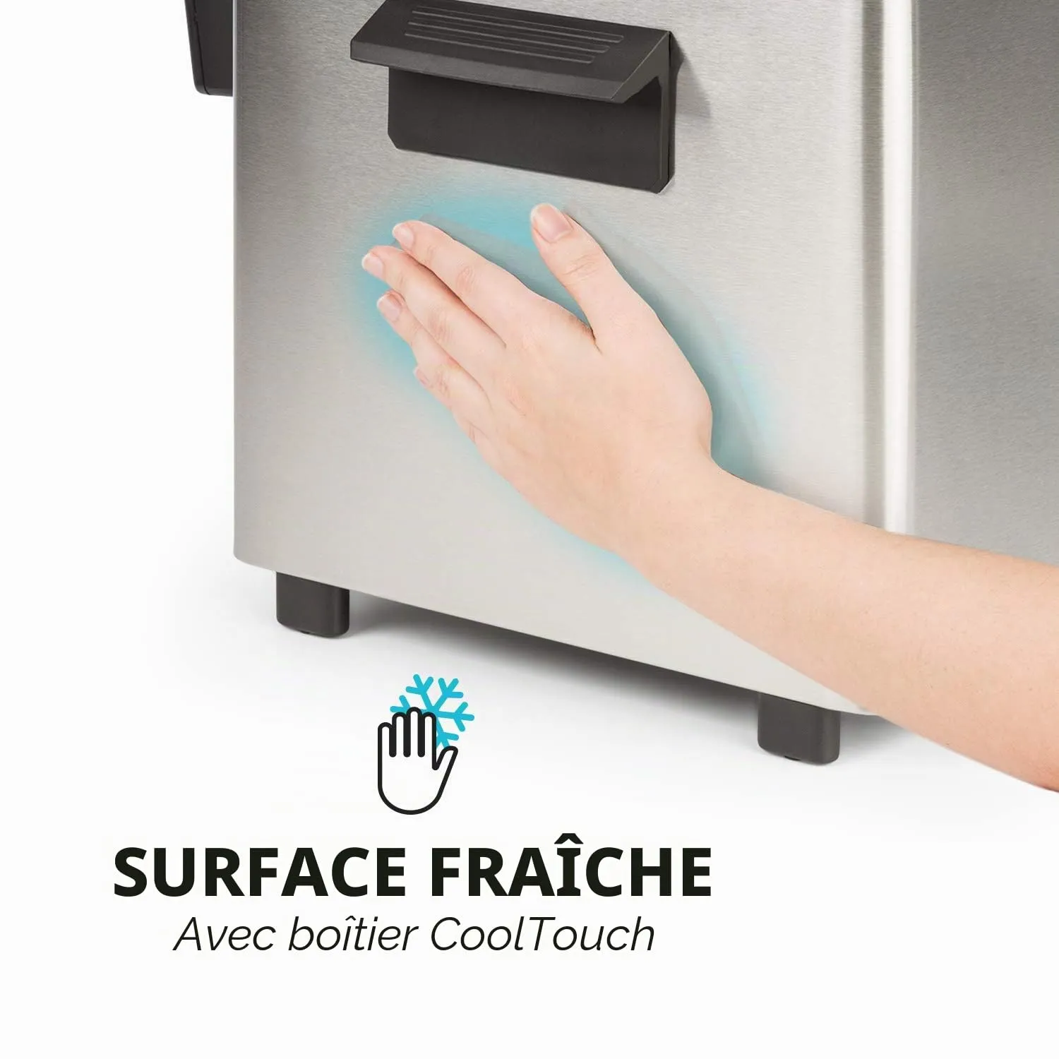 Klarstein Family Fry friteuse 8L 3000W inox vidange huile