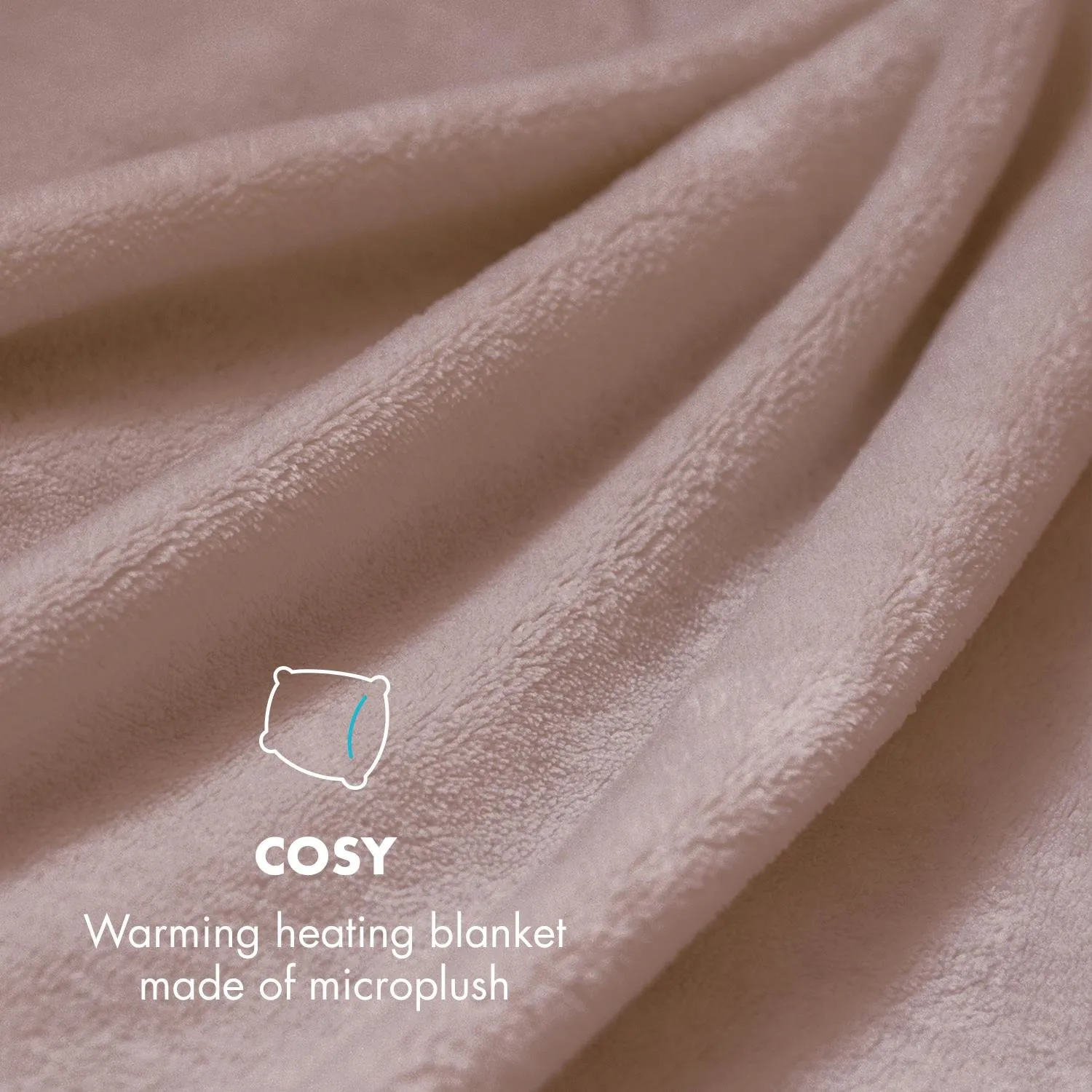Klarstein Dr. Watson L couverture électrique beige
